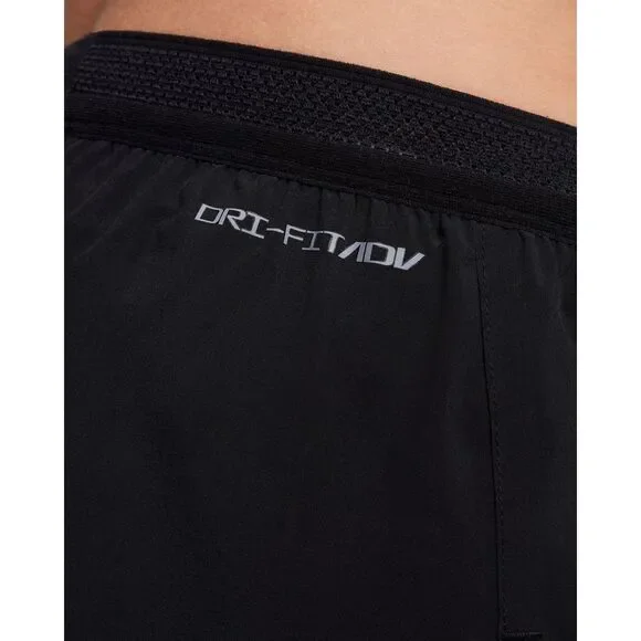 Nike AeroSwift Dri-FIT ADV 4 Brief-Lined Running Shorts Black Small